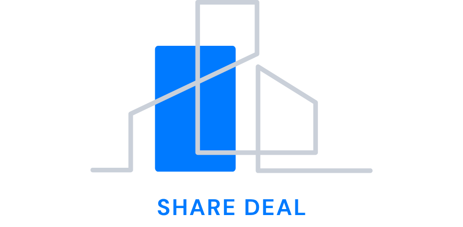 Logo share deal Goffin.ESTATE